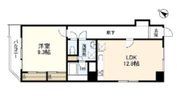 ジョイヒルズ南平台の物件間取画像